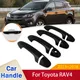 Per Toyota RAV4 RAV 4 Mk2 II XA40 2013 ~ 2018 nero lucido Smart maniglia della porta copertura