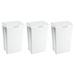 Rubbermaid Commercial Products 13 Gallon Trash Can Plastic in Gray | 12 H x 23.4 W x 16.7 D in | Wayfair 3 x FG233900WHT