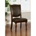 Lark Manor™ Ako Dining Chair Faux Leather/Wood/Upholstered in Gray | 41 H x 21 W x 26 D in | Wayfair 43AA5D1C5E6A4A7F82C15682DBCA910E