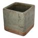 Gracie Oaks Lavalley 100% Ceramic Planter Box Ceramic in Gray/Brown | 7.9 H x 7.9 W x 7.9 D in | Wayfair 7DF5F1B180BA49EA85F6CE0E253B9BFB