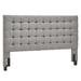 Zipcode Design™ Kaster Panel Headboard Upholstered/Linen in Gray | 52.6 H x 82.7 W x 4 D in | Wayfair C6A2FAA27FC84CD68760BC54A5034C15