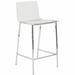 Everly Quinn Noriega Counter Stool Plastic/Acrylic | 35 H x 20 W x 17 D in | Wayfair EF5FBA7BE79445F4BCD3C6C5FC66822A