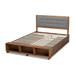 Latitude Run® Damini Storage Platform Bed Upholstered, Wood in Gray/Brown | 58.3 H x 80.71 W in | Wayfair B3C19F32F9A0496C9A476FF3F3C312F5