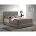 Glory Furniture Hillary Upholstered Low Profile Standard Bed Faux leather in Gray | 47 H x 81 D in | Wayfair G1805-FB-UP