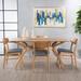 Home Loft Concepts Lazlow 5 Piece Dining Set Wood/Upholstered in Brown | Wayfair FOME3137 32412964