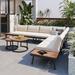 George Oliver Mahn 6 - Person Outdoor Seating Group w/ Cushions in Black | Wayfair 3F5CC47777DA4447AA9137C4773D4E43