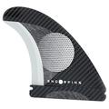 Slater Designs Endorfins Medium Futures Compatible Thruster Surfboard Fins Set - Black/White