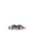 TOM TAILOR Damen Flache Slipper, blau, Uni, Gr. 43