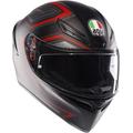 AGV K1-S Sling Helm, schwarz-rot, Größe 2XL