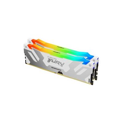 Kingston Technology FURY 32GB 6400MT/s DDR5 CL32 DIMM (2er-Kit) Renegade RGB White XMP