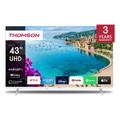 TV THOMSON 43" FRAME LESS 43UA5S13W SMART-TV 4K ANDROID 11 DVB-T2/S2 UHD 3840x2160 WHITE CI+ SLOT 4xHDMI 2xUSB Vesa