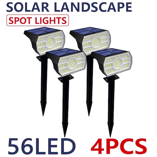 4 Stück 2 Stück 1 Stück 50 W LED-Solarleuchten Multifunktion Solarbetrieben Infrarotsensor Warmweiß Weiß 3.7 V # LED-Perlen Image