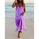 Women's White Dress Casual Dress Sundress Long Dress Maxi Dress Ruffle Date Vacation Beach Streetwear Maxi V Neck Sleeveless Black White Yellow Color