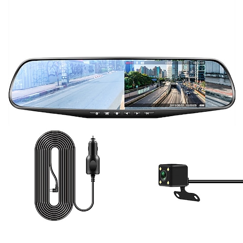 YC-188W 1080p Nuovo design / Full HD Automobile DVR 170 Gradi Angolo ampio CMOS 4 pollice IPS Dash Cam con Visione notturna / G-Sensor / Modalità parcheggio assistito Registratore per auto