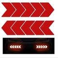 10 pz/set auto colori assortiti adesivo autoadesivo riflettente freccia segno nastro