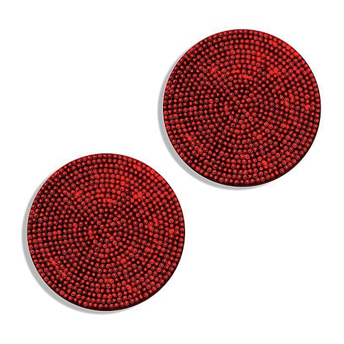 2 pz bling portabicchieri auto sottobicchiere 2.75 pollici antiscivolo antiurto universale moda veicolo auto sottobicchieri inserire bling strass accessori interni auto per auto per le donne