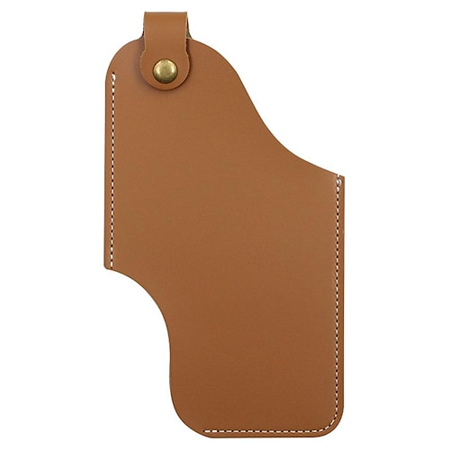 fondina per telefono con clip da cintura in pelle da uomo – custodia vintage in pelle PU con chiusura a scatto, supporto per cellulare a mani libere per viaggi all'aperto e uso quotidiano