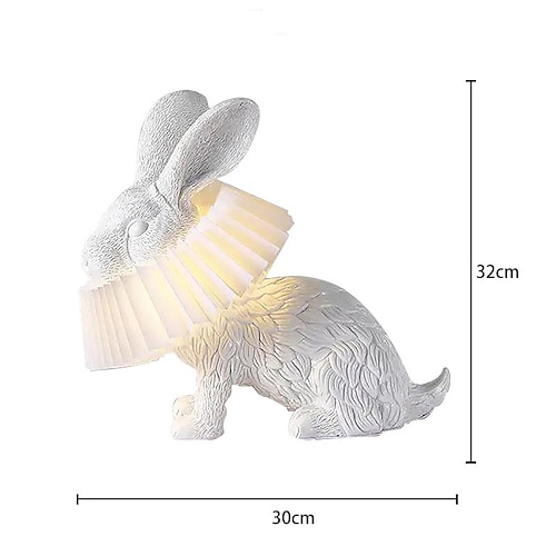 lampada da tavolo luce coniglio, luce notturna a led comodino lampada da tavolo per cartoni animati coniglio miffy regalo simpatico regalo decorativo può essere utilizzato come luce notturna 110-240v