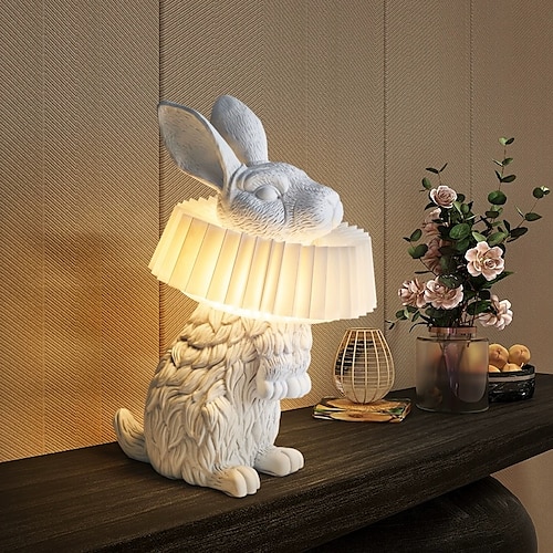 lampada da tavolo luce coniglio, luce notturna a led comodino lampada da tavolo per cartoni animati coniglio miffy regalo simpatico regalo decorativo può essere utilizzato come luce notturna 110-240v