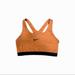 Nike Intimates & Sleepwear | Nike Dri-Fit Orange And Black Sports Bra | Color: Black/Orange | Size: M