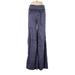 Ann Taylor Dress Pants - Mid/Reg Rise: Blue Bottoms - Women's Size 2