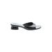 Via Spiga Mule/Clog: Black Shoes - Women's Size 8