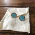 Michael Kors Jewelry | Michael Kors Turquoise Earrings | Color: Blue/Gold | Size: Os