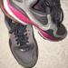 Nike Shoes | Nike 8.5 Training Air Team Pink And Gray Nike Training Pre Loved, Scuffed | Color: Gray/Pink | Size: 8.5