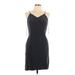 Jones New York Casual Dress - Sheath: Black Solid Dresses - Women's Size 10 Petite