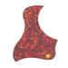 Left Hand Pickguard for Folk Guitar Musical Instrument Accessories (Red)