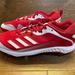 Adidas Shoes | New Adidas Ironskin Icon 6 Metal Baseball Cleats Red/White Fv9354 Men's Size 9 | Color: Red/White | Size: 9