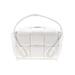 Bottega Veneta Leather Tote Bag: White Solid Bags
