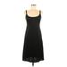 MSK Casual Dress - A-Line: Black Solid Dresses - Women's Size 4