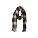 WOOL TOUCH Scarf: Brown Plaid Accessories