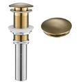 KRAUS Pop-Up Drain for Bathroom Sink in Brushed Gold