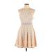 Haute Monde Casual Dress: Tan Dresses - Women's Size Large