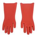 1 Pair Electrical Insulated Gloves Rubber Class 00 High Voltage Insulating Gloves for Electrician Repair 12KV