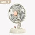 1pc Portable Fan Rechargeable 180Â° Rotation 10 Speeds Strong Airflow Ultra Quiet Portable Mini Desktop Fan Free Angle Adjustable Better Cooling Small Personal Fan Home Office Bedroom Travel