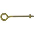 Hillman Hardware Essentials 322615 Eye Bolt with Hex Nut 3/8-16 X 6 Gold-Plated