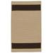 Colonial Mills Rug AR35R024X048S Aurora Rectangle Braided Area Rug Sand Brown - 2 x 4 ft.