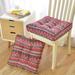 Seat Cushion Soft Chair Cushion Square Garden Chair Cushion 2 Pack Padded Chair Cushions for Office Home Dining Room Patio Colorful (A 40x40x10cm)