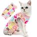 Cat Surgical Recovery Suit After Surgery Wear Pajama Suit Home Indoor Pets Clothing(Doughnut) - M