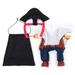 Pet Dog Costume New Funny Pet Clothes Pirate Dog Cat Costume Suit Corsair Dressing up Party Apparel Clothing for Cat Dog Plus Hat - S