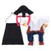 Pet Dog Costume New Funny Pet Clothes Pirate Dog Cat Costume Suit Corsair Dressing up Party Apparel Clothing for Cat Dog Plus Hat - M