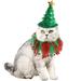 Christmas hat bib suit cat hat collar accessories1228