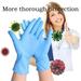 Midewhik Nitrile Gloves Gardening Gloves Rubber Gloves Cleaning Gloves Rubber Comfortable Disposable Mechanic Nitrile Gloves Exam Gloves