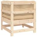 Andoer parcel Assembly - Easy Assembly Thickly Padded Cushions Wood Pine With Cushions Wood - 242.5lb - Pine Wood Set With Thickly Padded Cushions - Cozy Patio Furniture Sofa With Owsoo Wooden Pine