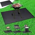 WeowiYief Heat Grill Mats For Outdoor Grill To Your Prep Table And Outdoor Grill Table - Fire Proof & Water Proof & Oil Proof BBQ Mat - Media - Barbecue Accessories