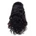Uytogofe Headband Wig Curly Human Hair Wig None Lace Front Wigs for Black Women Human Hair Wig Lace Front Wigs Human Hair Wig Cap Crochet Hair for Black Women Human Hair Glueless Wig Hair Topper 16in