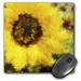 3dRose Painted Yellow Sunflower- Flowers- Floral Art Mouse Pad 8 by 8 inches